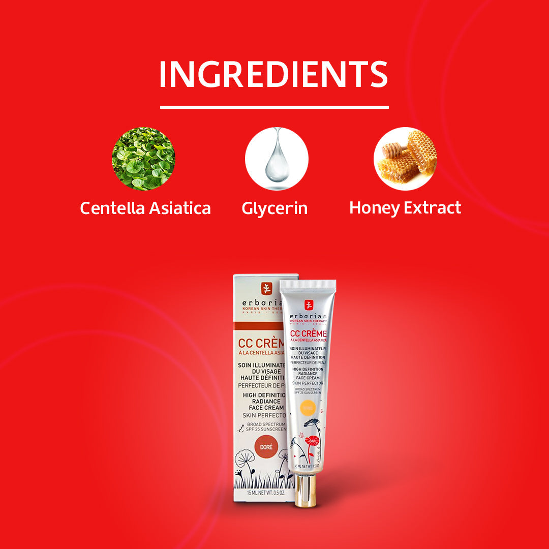 Erborian CC Creme High Definition Radiance Face Cream - SPF 25
