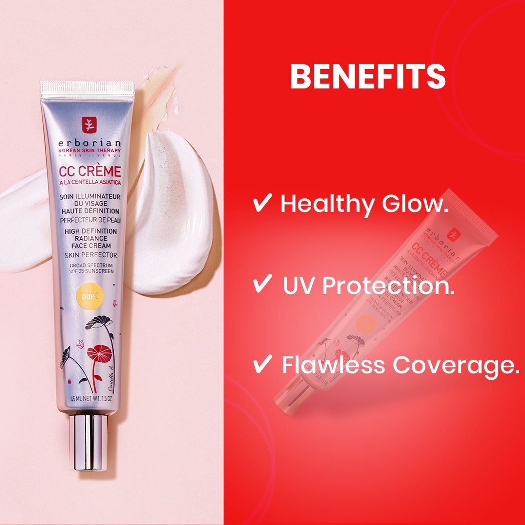 Erborian CC Creme High Definition Radiance Face Cream - SPF 25