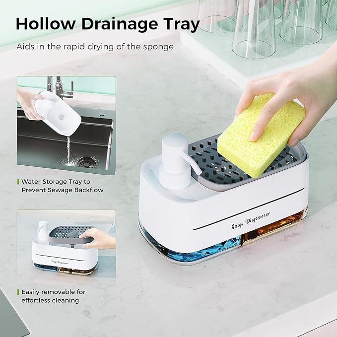 Stylish Liquid Soap Dispenser for Bathrooms