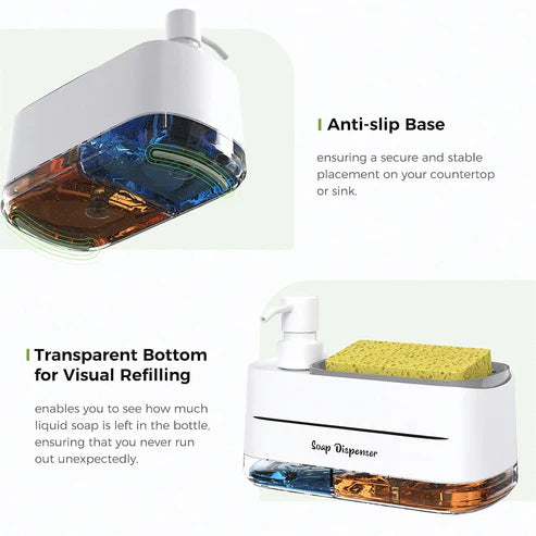Stylish Liquid Soap Dispenser for Bathrooms