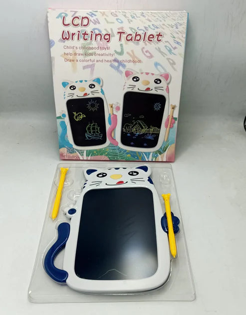Adorable Cat-Themed Drawing Tablet for Kids