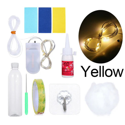 DIY Cloud Dream Catcher Light Decor