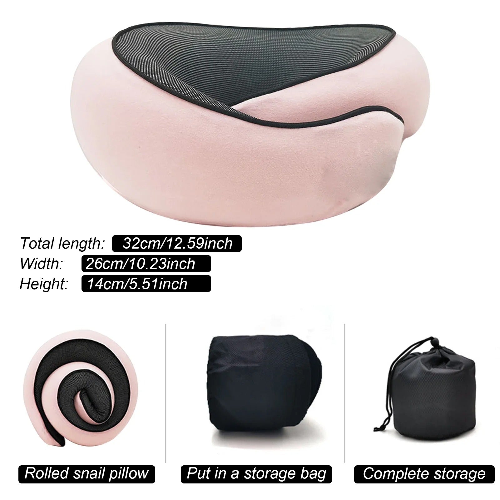 U-Shaped Memory Foam Travel Neck Pillow