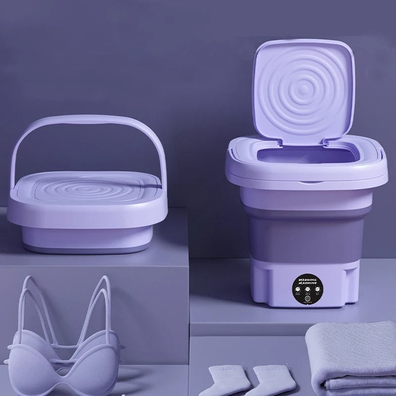 8L Foldable Mini Washing Machine & Dryer