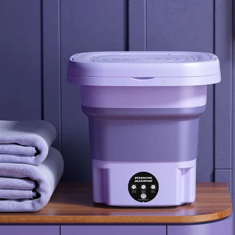 8L Foldable Mini Washing Machine & Dryer
