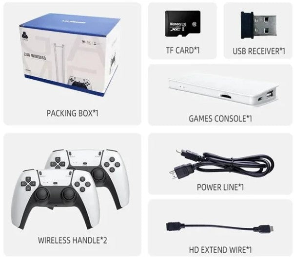 RetroPlay™ M15 Mini TV Game Stick – 30,000+ Games