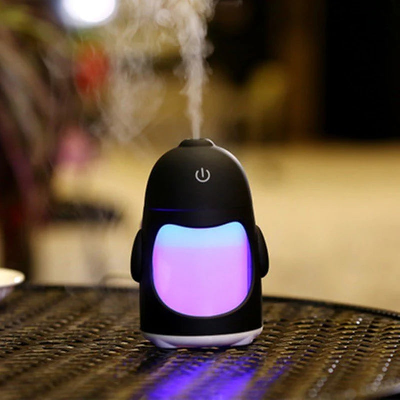 Penguin-Shaped Portable Car Air Humidifier